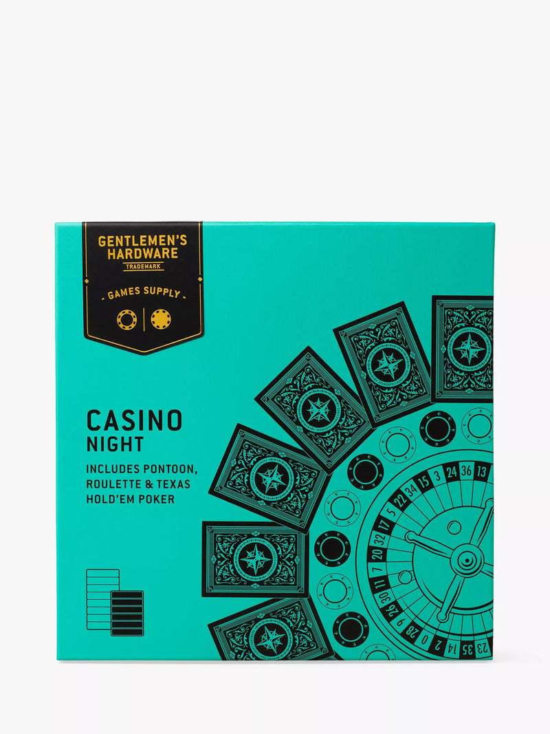 Gentlemen's Hardware casino night set for home entertainment, UK version