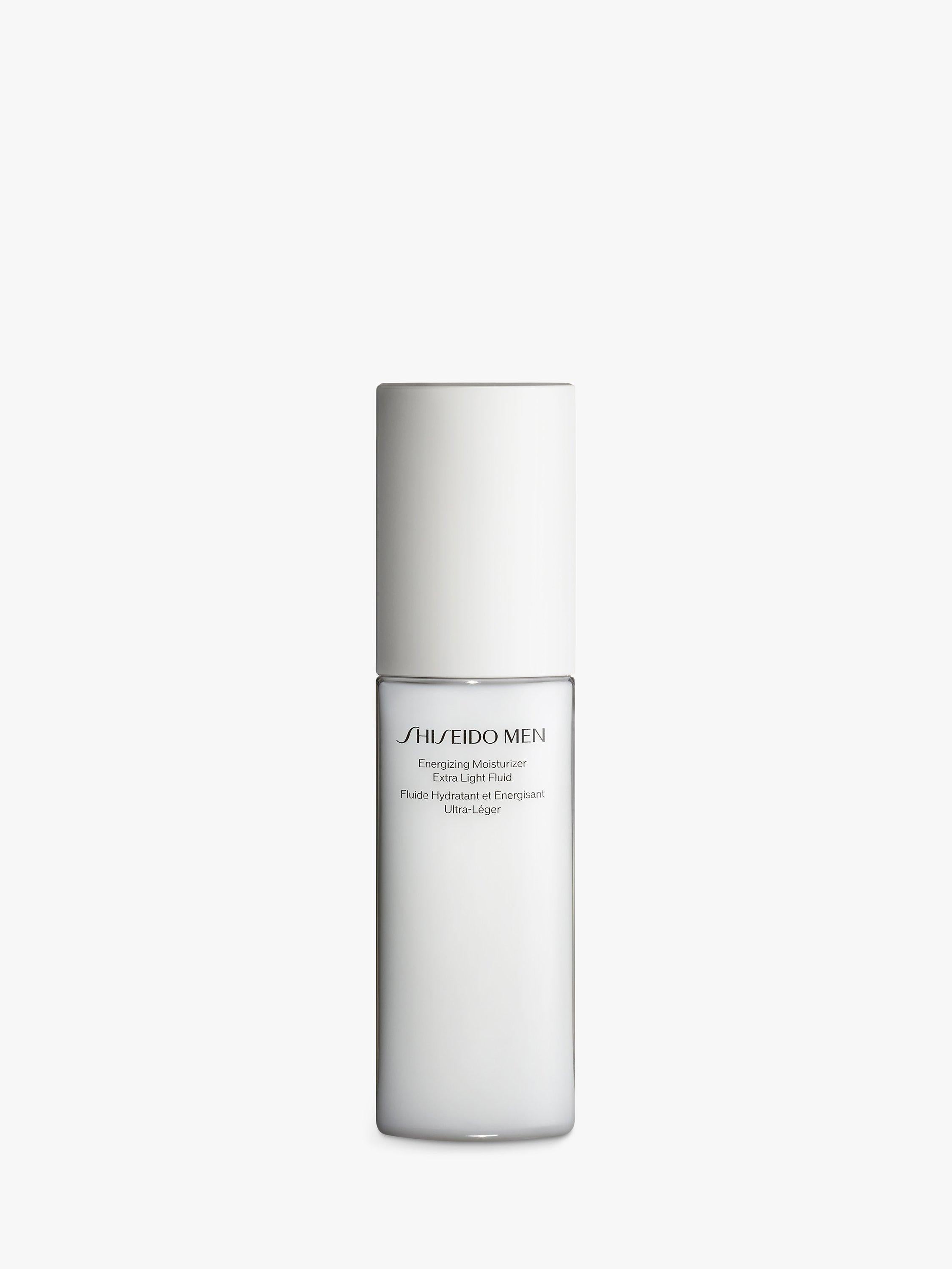 Shiseido men's energising moisturiser extra light fluid 100ml (British brand)