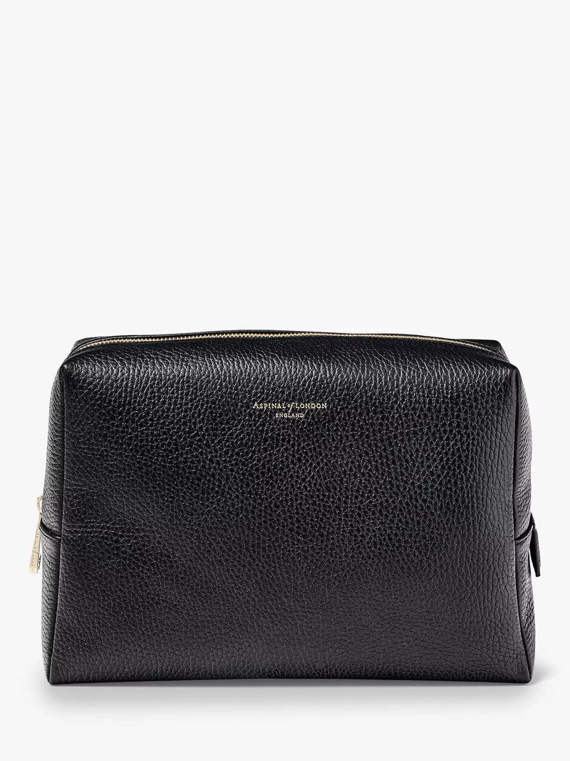 Aspinal of London Large Pebble Leather Toiletry Bag