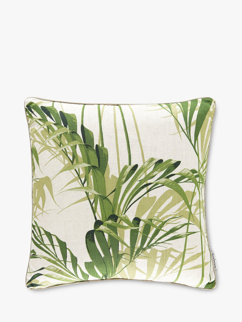 Sanderson Palmhouse leafy frond cushion (British brand)