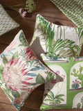 Sanderson Palmhouse leafy frond cushion (British brand)