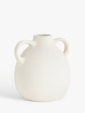 Earthenware Vase With Handles H17Cm Natural