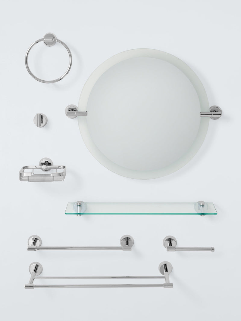 John Lewis silver toilet roll holder, UK version