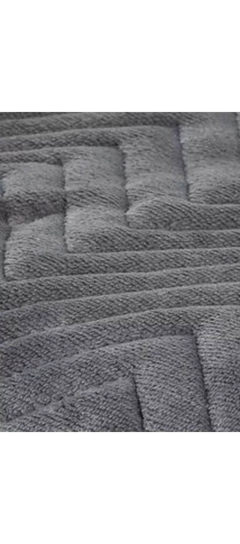 Dreamland Heated Velvet Herringbone Quilted Throw