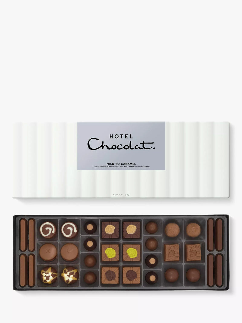Hotel Chocolat Milk to Caramel Sleekster chocolate box 340g, UK version