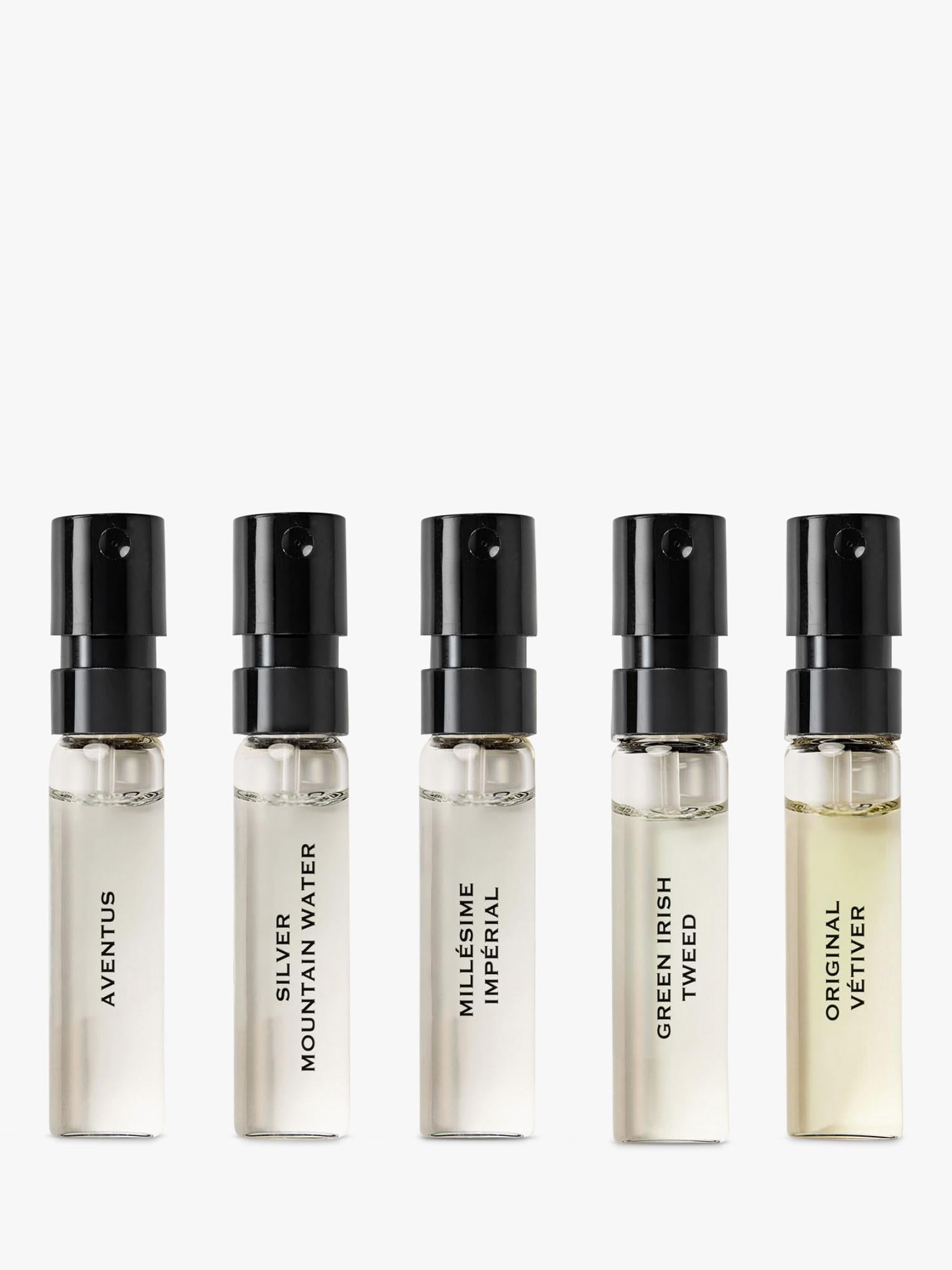 CREED men's fragrance sample gift set with 5 x 1.7ml vials - British product