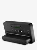 Braun digital alarm clock with LCD display and backlight, black - British product