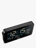 Braun digital alarm clock with LCD display and backlight, black - British product