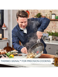 Jamie Oliver by Tefal stainless steel wok 30cm, UK version