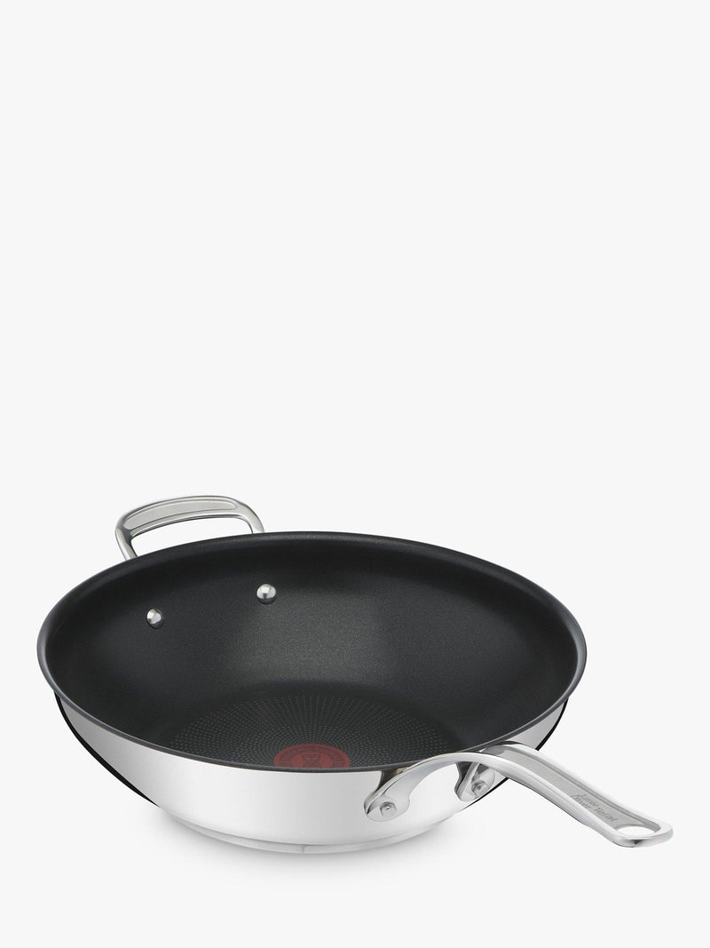 Jamie Oliver by Tefal stainless steel wok 30cm, UK version