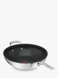 Jamie Oliver by Tefal stainless steel wok 30cm, UK version