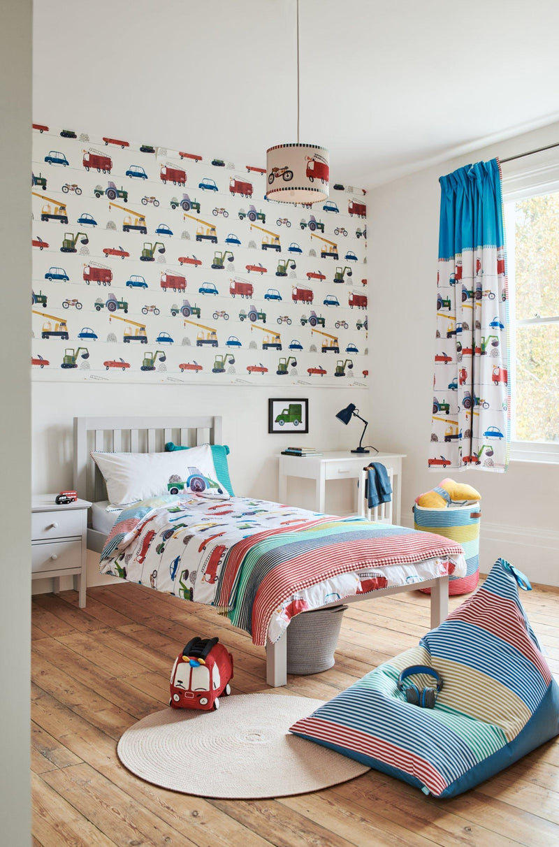 Harlequin Just Keep Trucking Ceiling Light Shade Multi, UK version