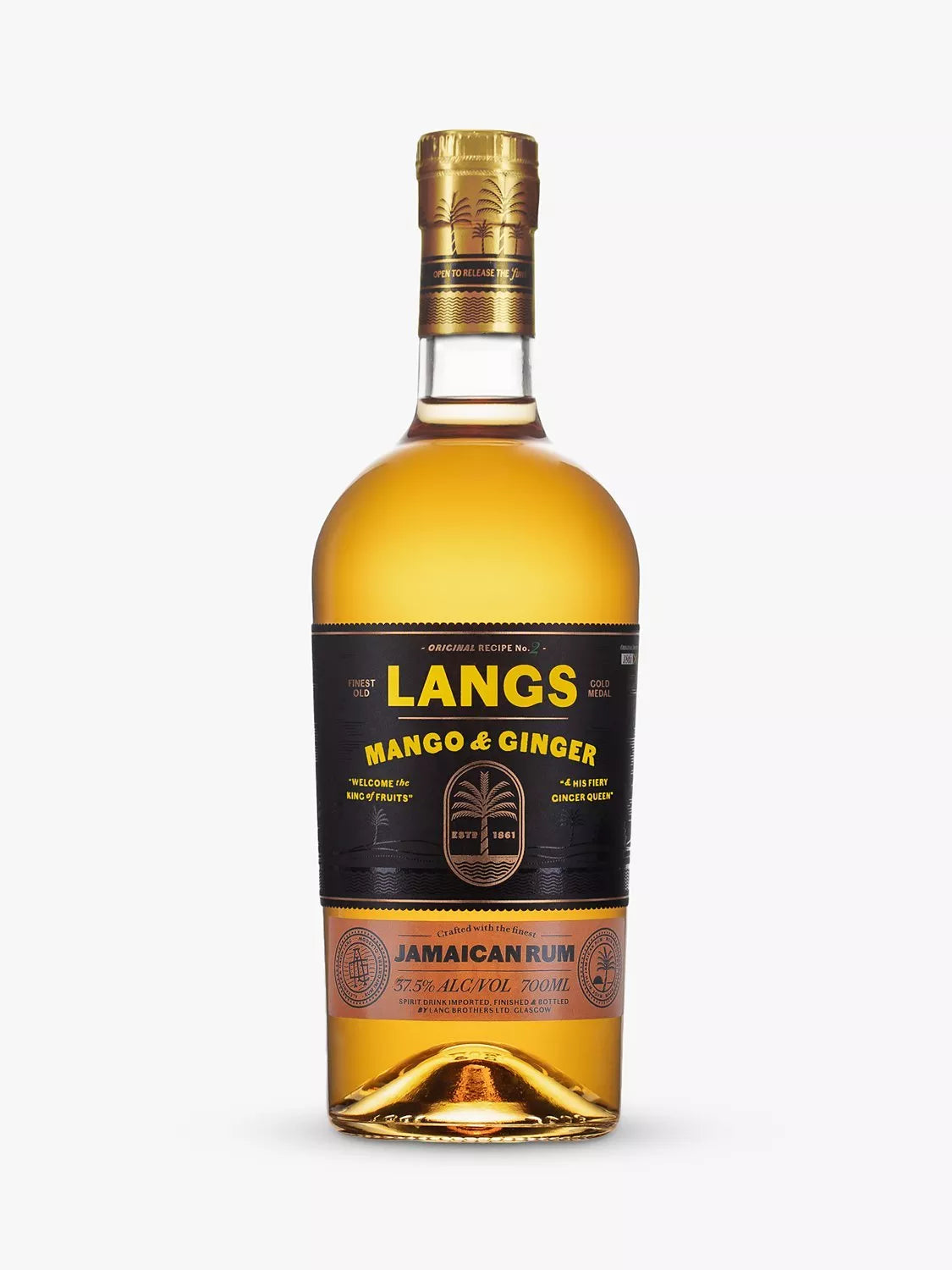 Langs Rum Mango & Ginger Rum, 70cl - McGrocer