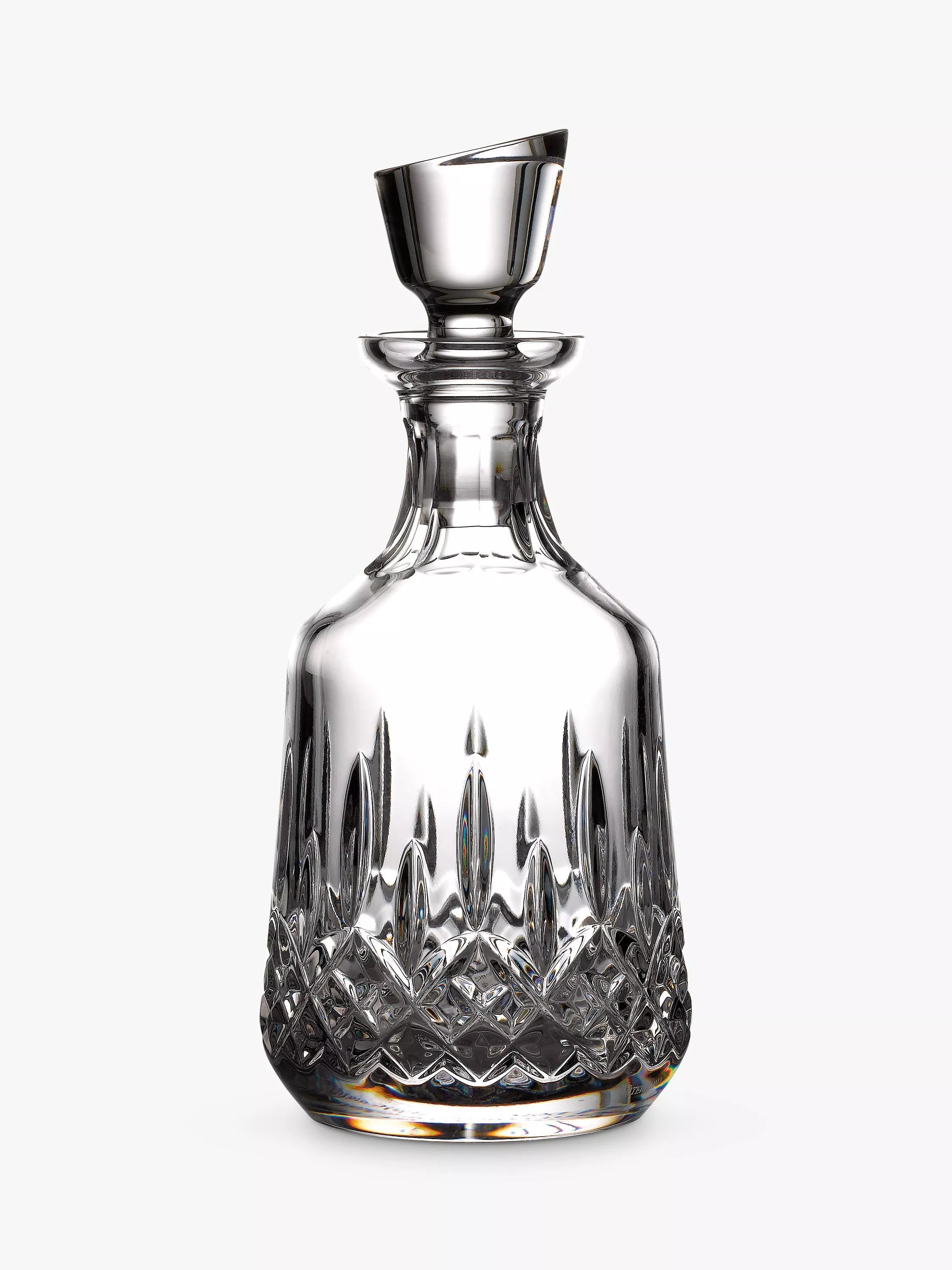 Waterford cut glass decanter with glass stopper, 460ml clear (British brand)