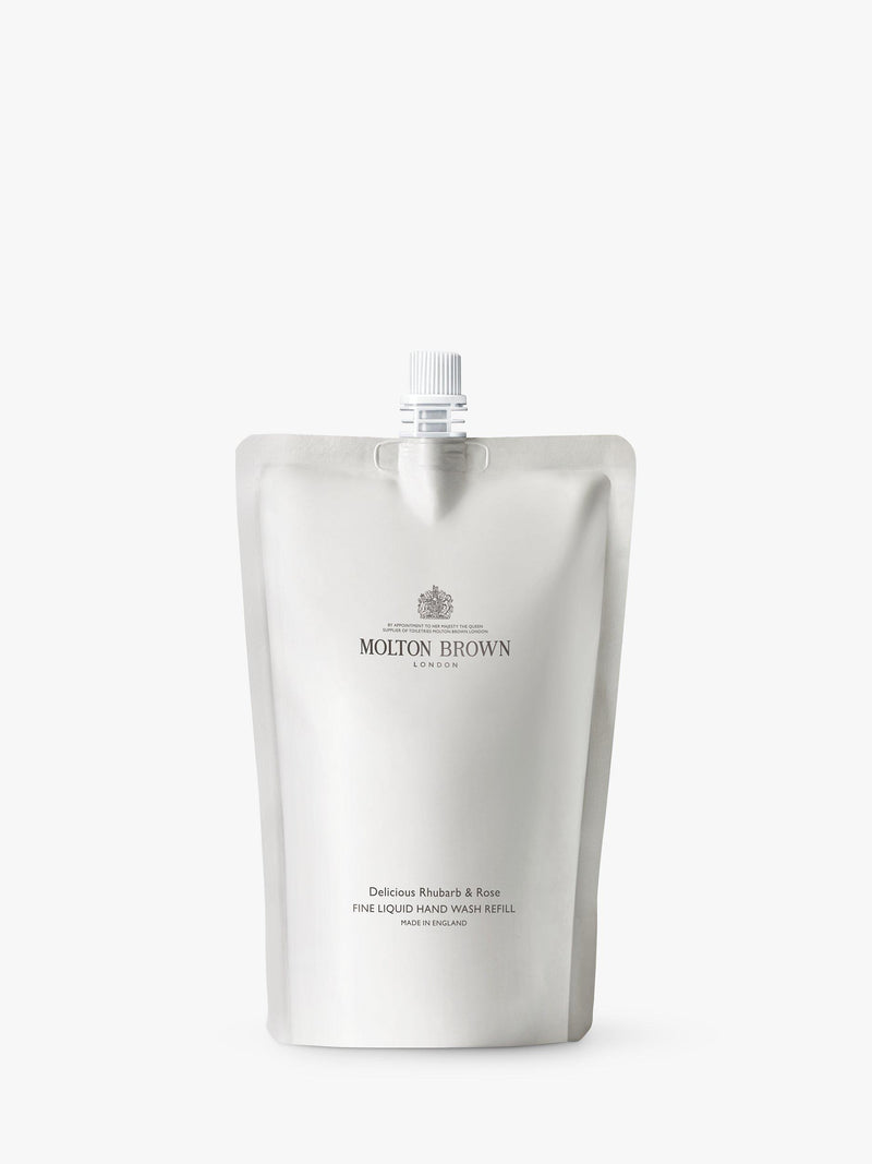 Molton Brown Rhubarb & Rose hand wash refill 400ml, imported from the UK