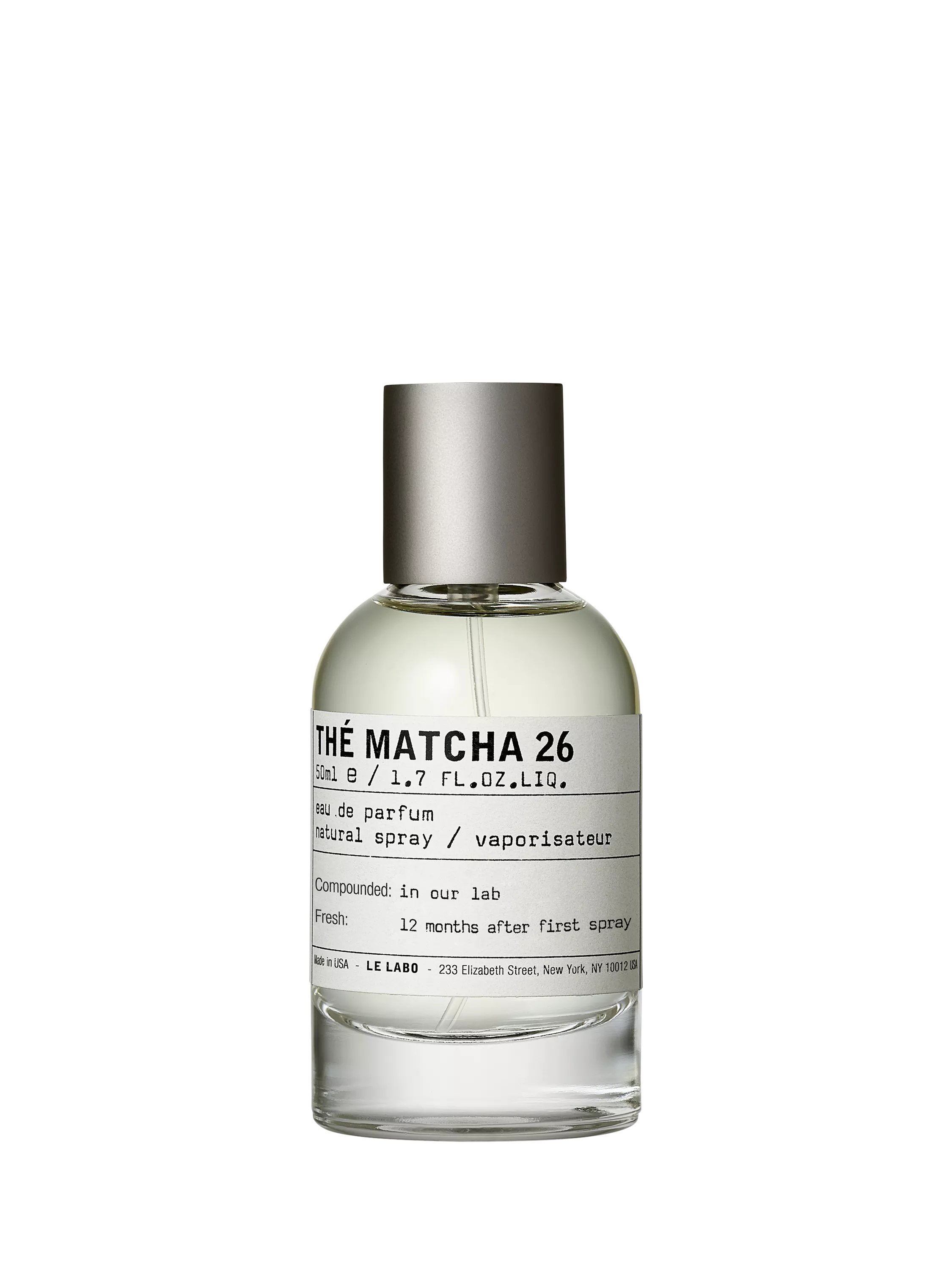 Le Labo Thé Matcha 26 eau de parfum bottle, UK version