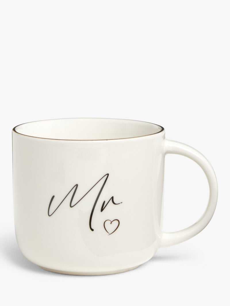 John Lewis fine china mug white 420ml, UK version
