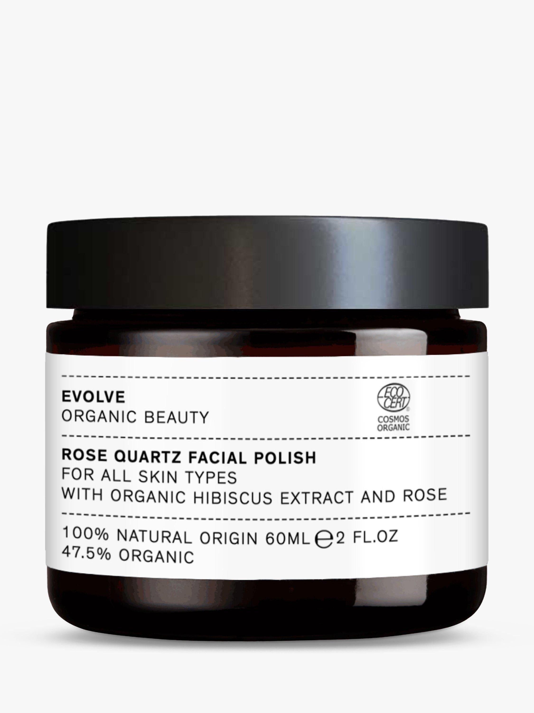Evolve Organic Beauty Rose Quartz facial polish 60ml - British product