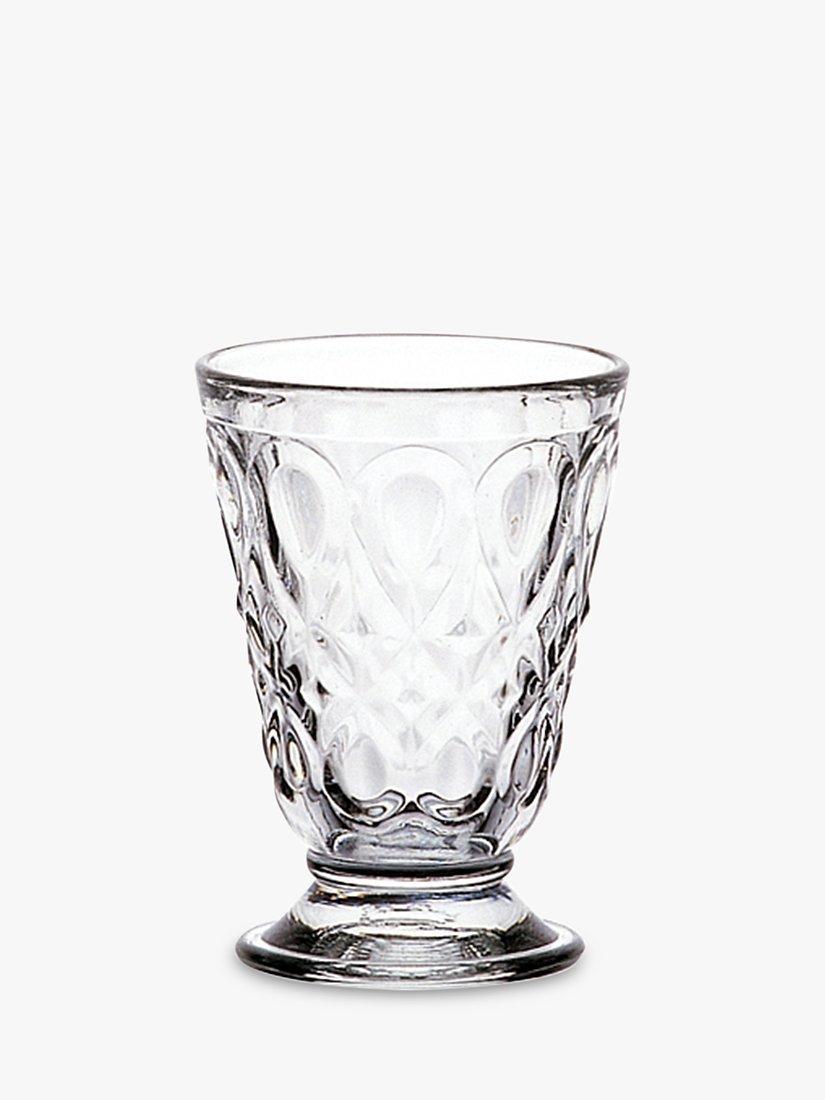 La Rochère Lyonnais clear footed glass tumblers set of 6 200ml, UK version
