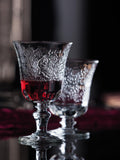 Set of six La Rochère Amboise 290ml clear glass wine goblets, UK version
