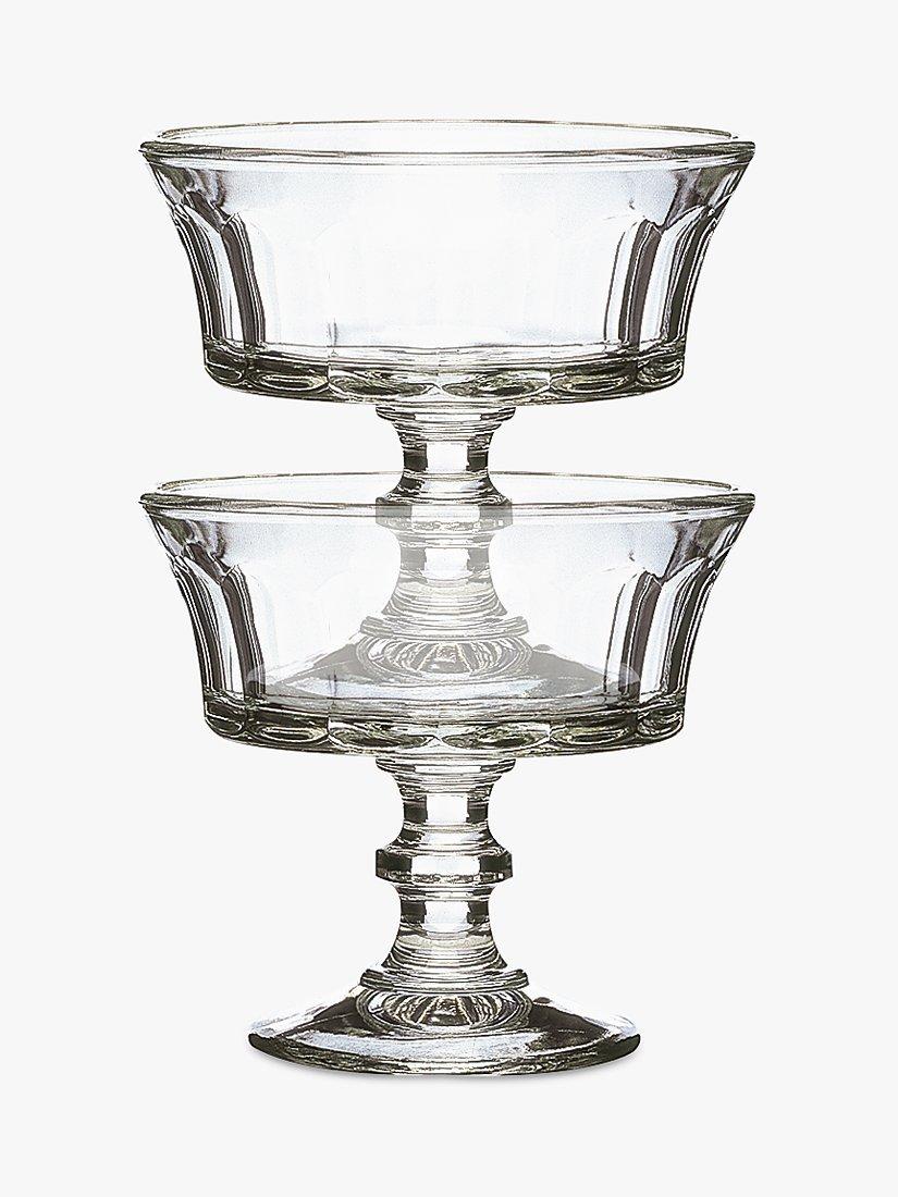 La Rochère clear coupe cocktail glasses, set of 6, 220ml, UK version