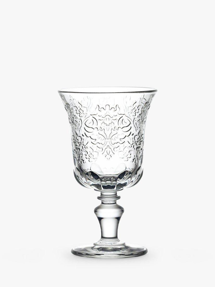 La Rochère clear wine glass set of 6 with 260ml capacity, UK version