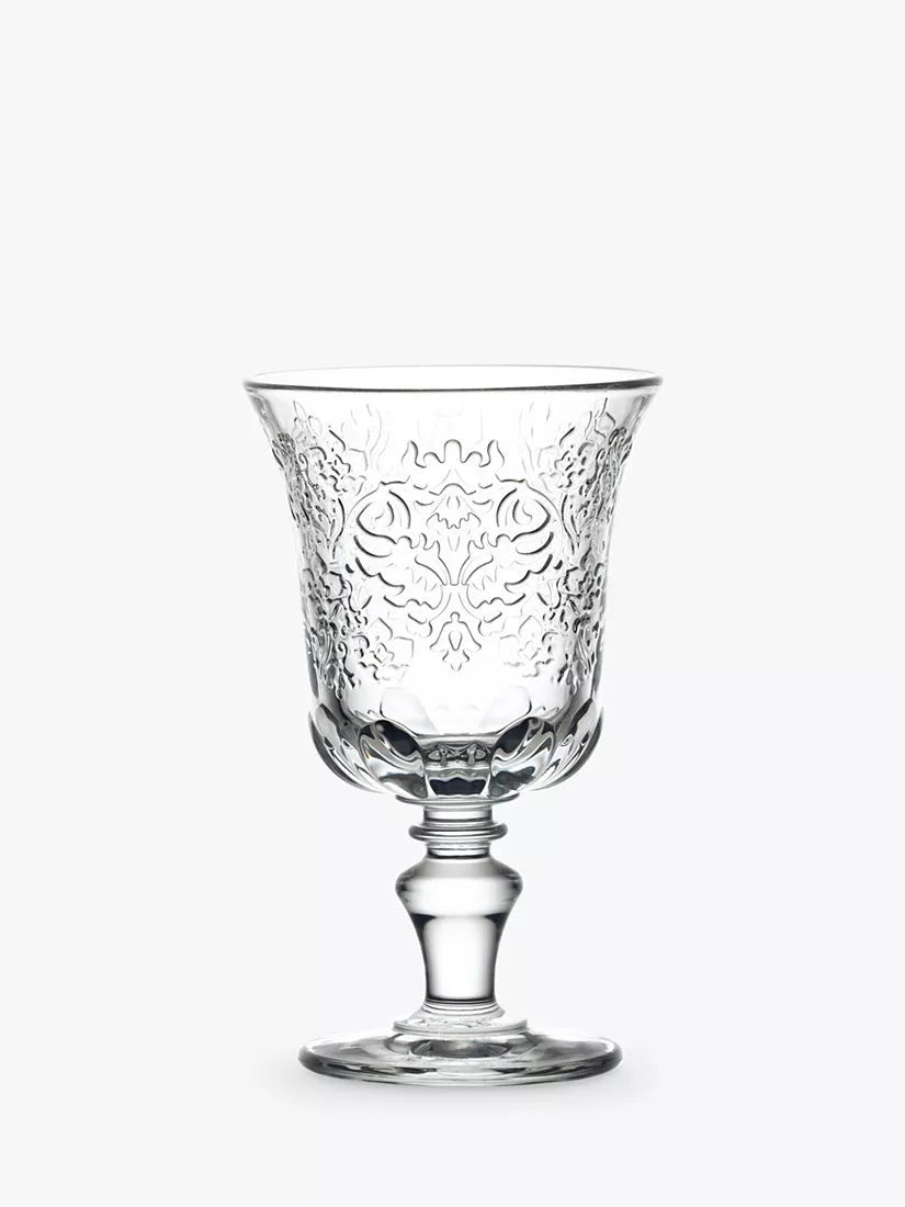 La Rochère clear wine glass set of 6 with 260ml capacity, UK version
