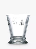 La Rochère bee motif clear shot glass set of 6, UK version