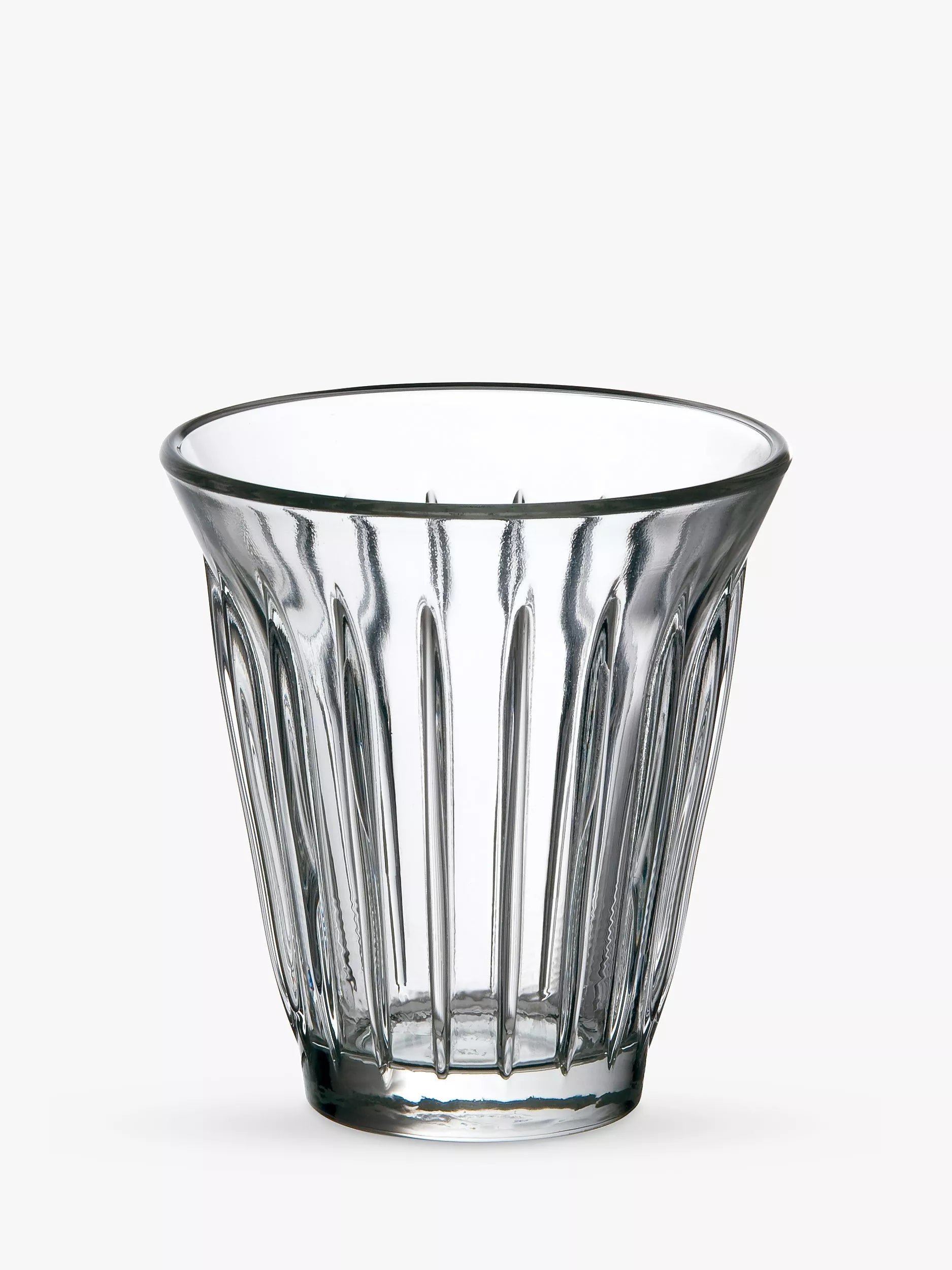 La Rochère Zinc coffee glass tumbler set, 190ml clear, UK version