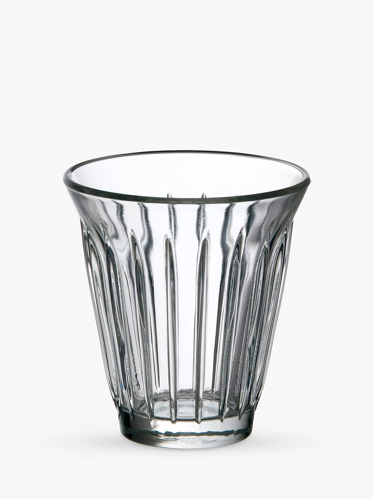 La Rochère Zinc coffee glass tumbler set, 190ml clear, UK version