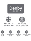 Denby stoneware serving bowl Natural 28cm - British product