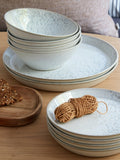 Denby Kiln stoneware dinnerware set in Natural, 12 piece - British product