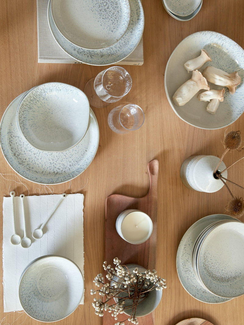 Denby Kiln stoneware dinnerware set in Natural, 12 piece - British product
