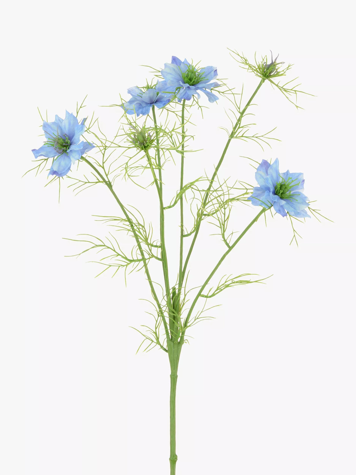 Floralsilk artificial Nigella Love Mist flower stem - British product