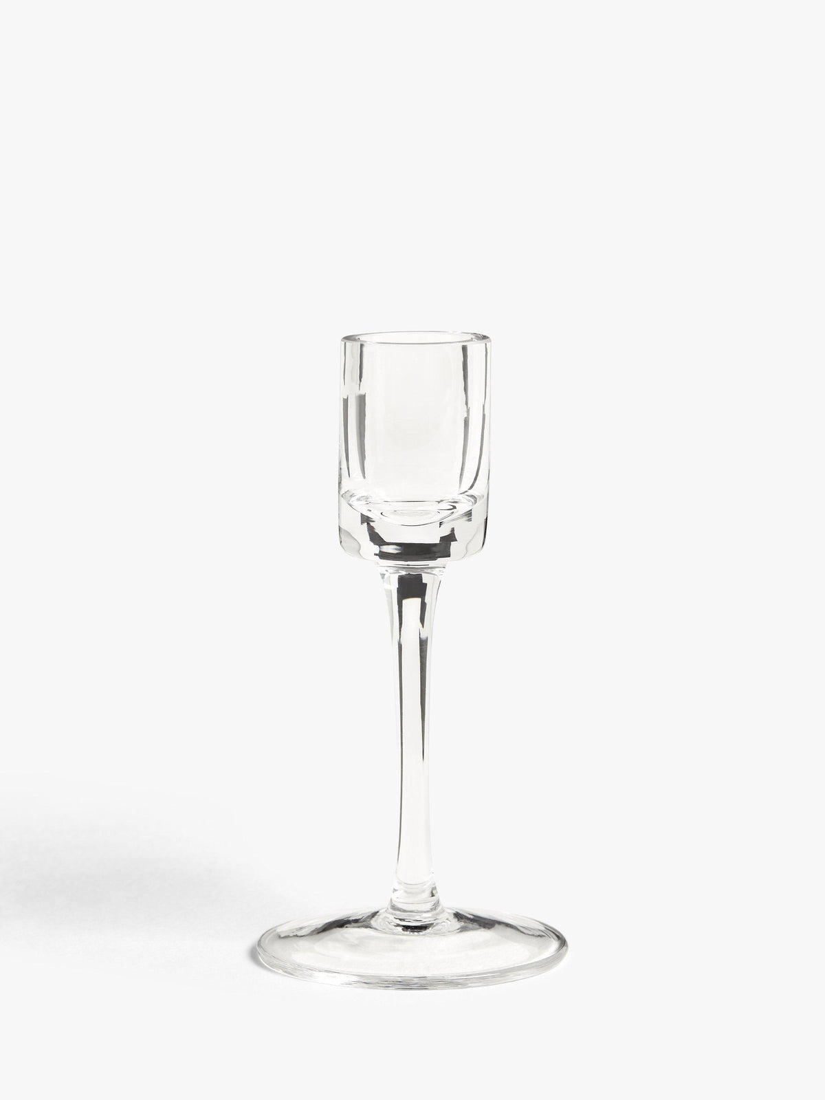Glass Candlestick Holder