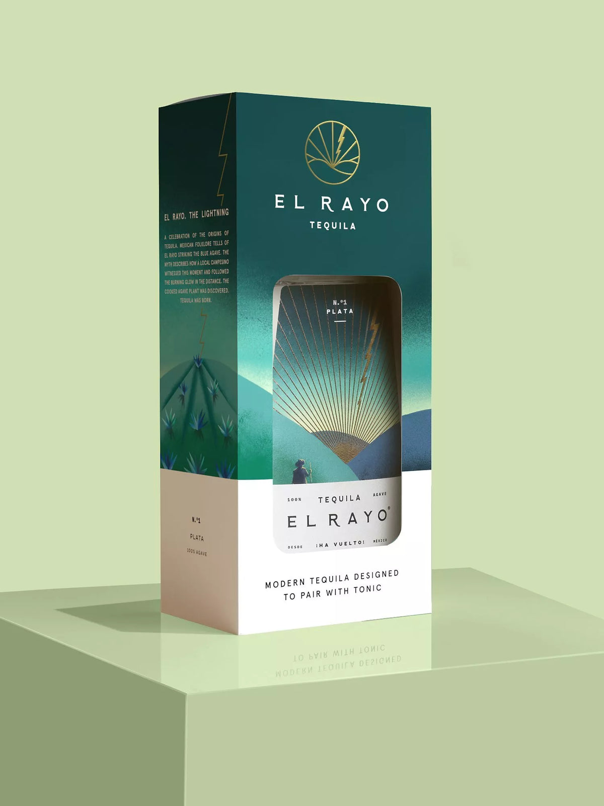 El Rayo Plata Tequila 70cl - British product