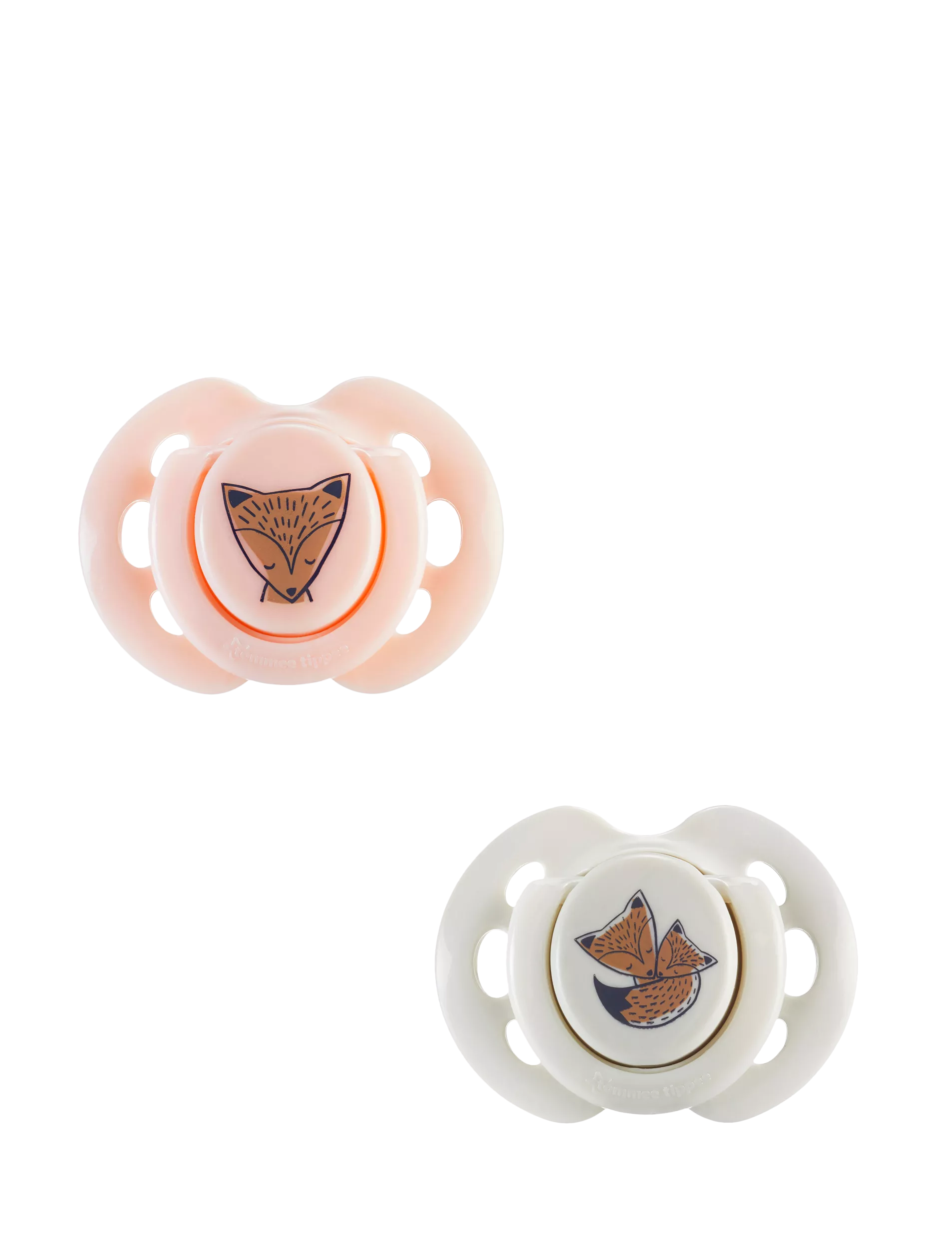 Tommee Tippee Fun Friends Soother, 0-6 Months, Pack of 2 - McGrocer