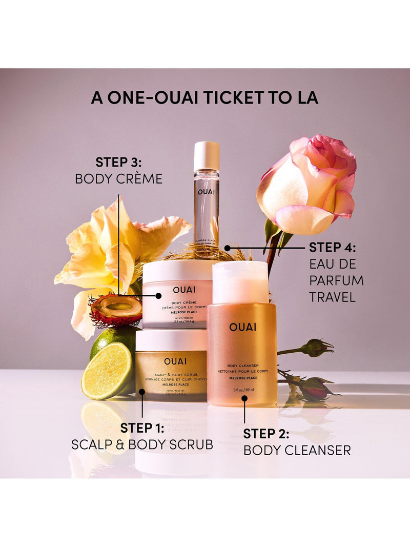 OUAI Melrose Place body cleanser 300ml, imported from the UK