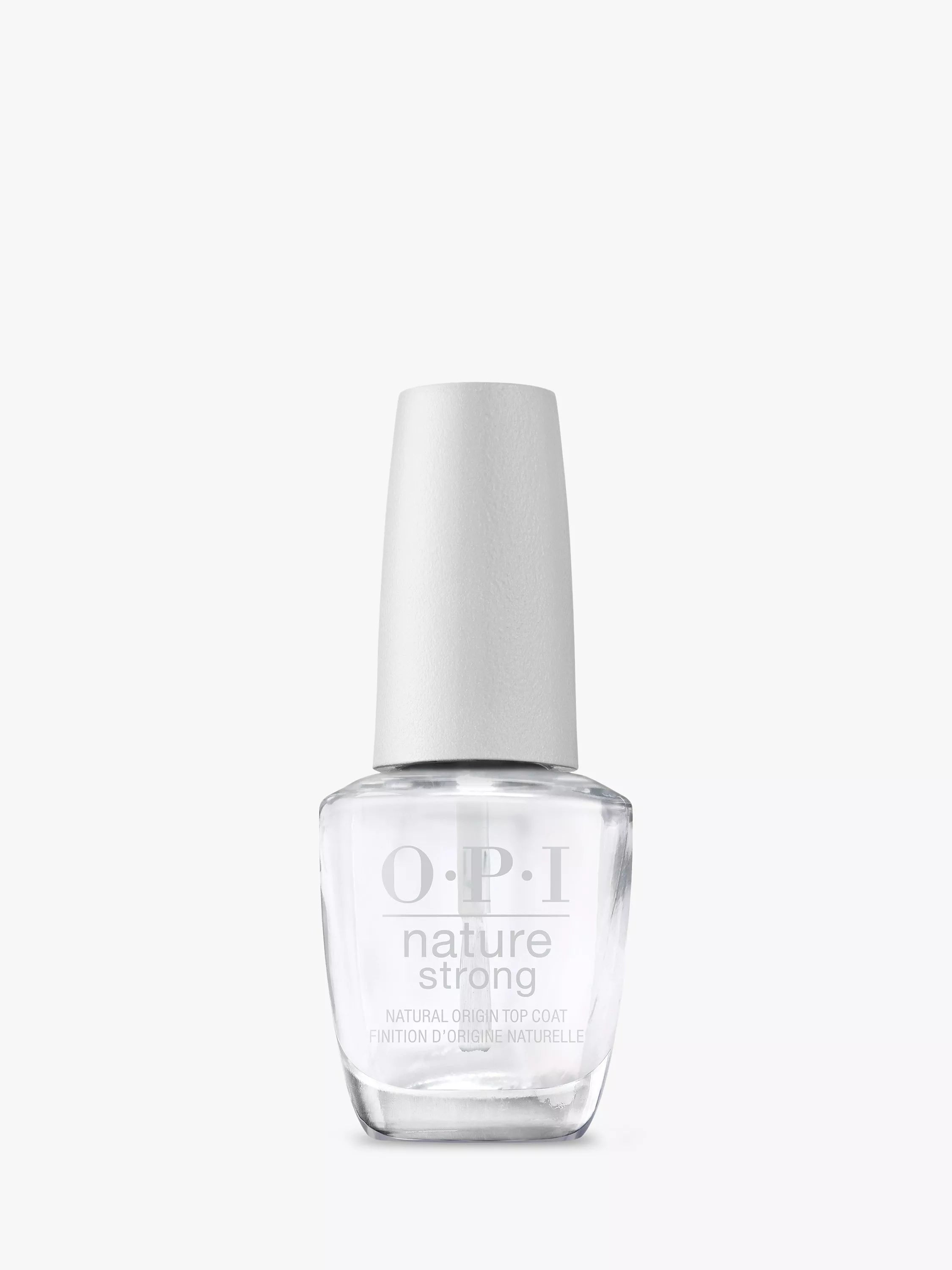 OPI Nature Strong nail lacquer top coat, imported from the UK