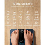 eufy Smart Scale P2 Digital Body Scale in Black - British product