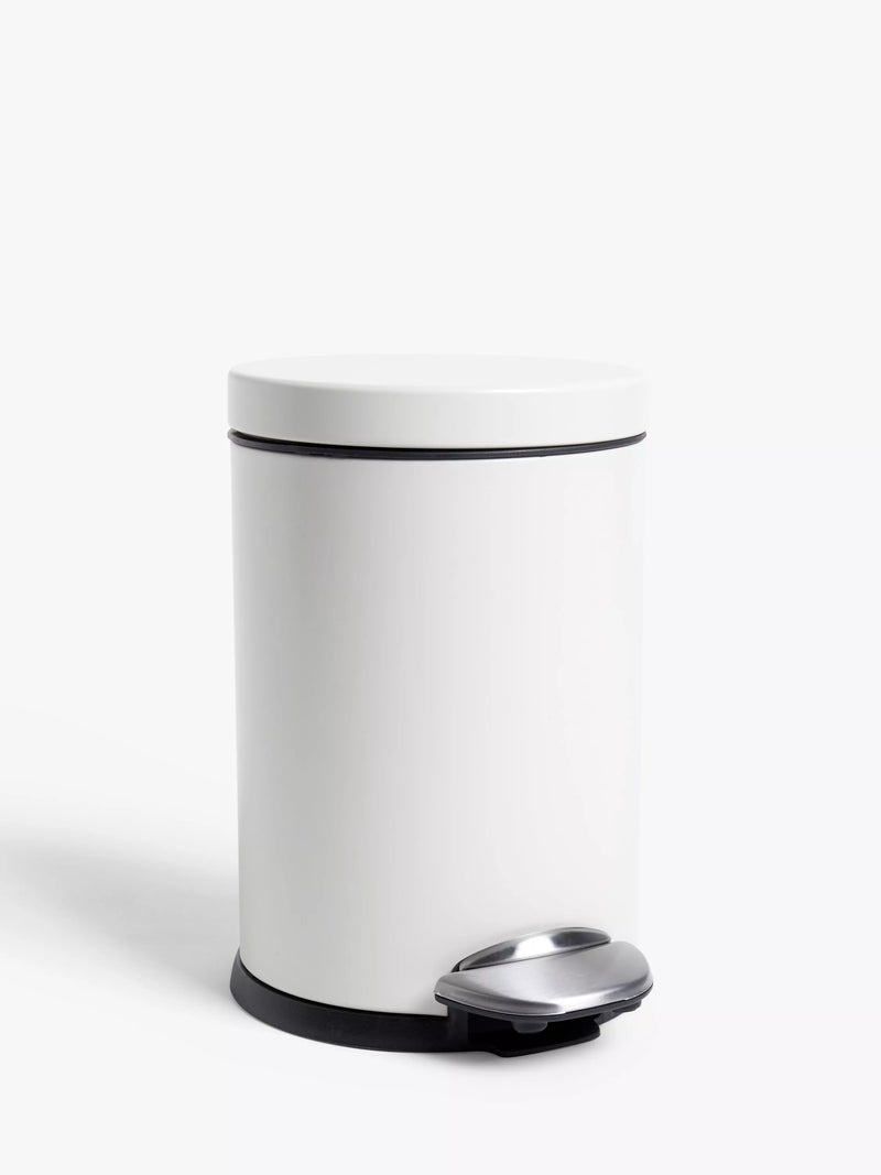 John Lewis Soft Close Bathroom Pedal Bin, 3L - McGrocer