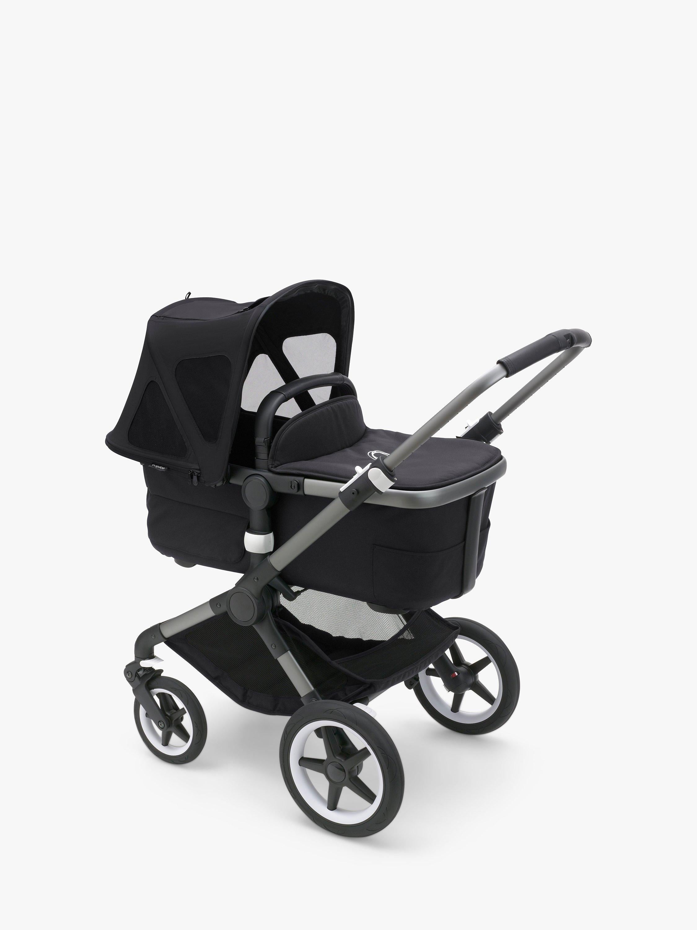 Bugaboo sun canopy for stroller in Midnight Black - British product
