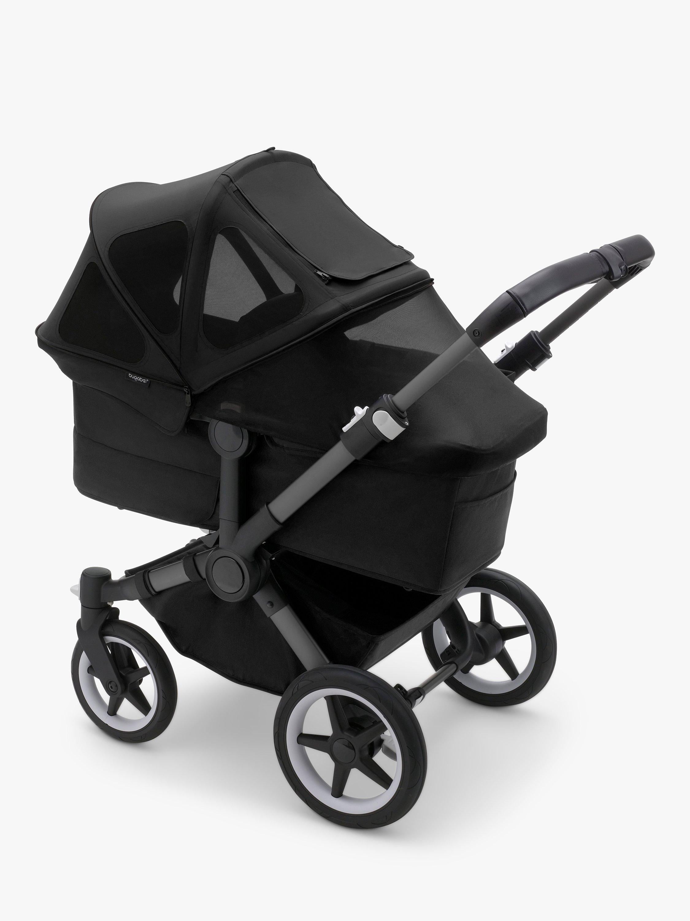Bugaboo Donkey Sun Canopy Midnight Black - British product