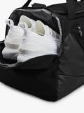 Under Armour medium duffel bag with water-resistant finish and multiple pockets (British brand)