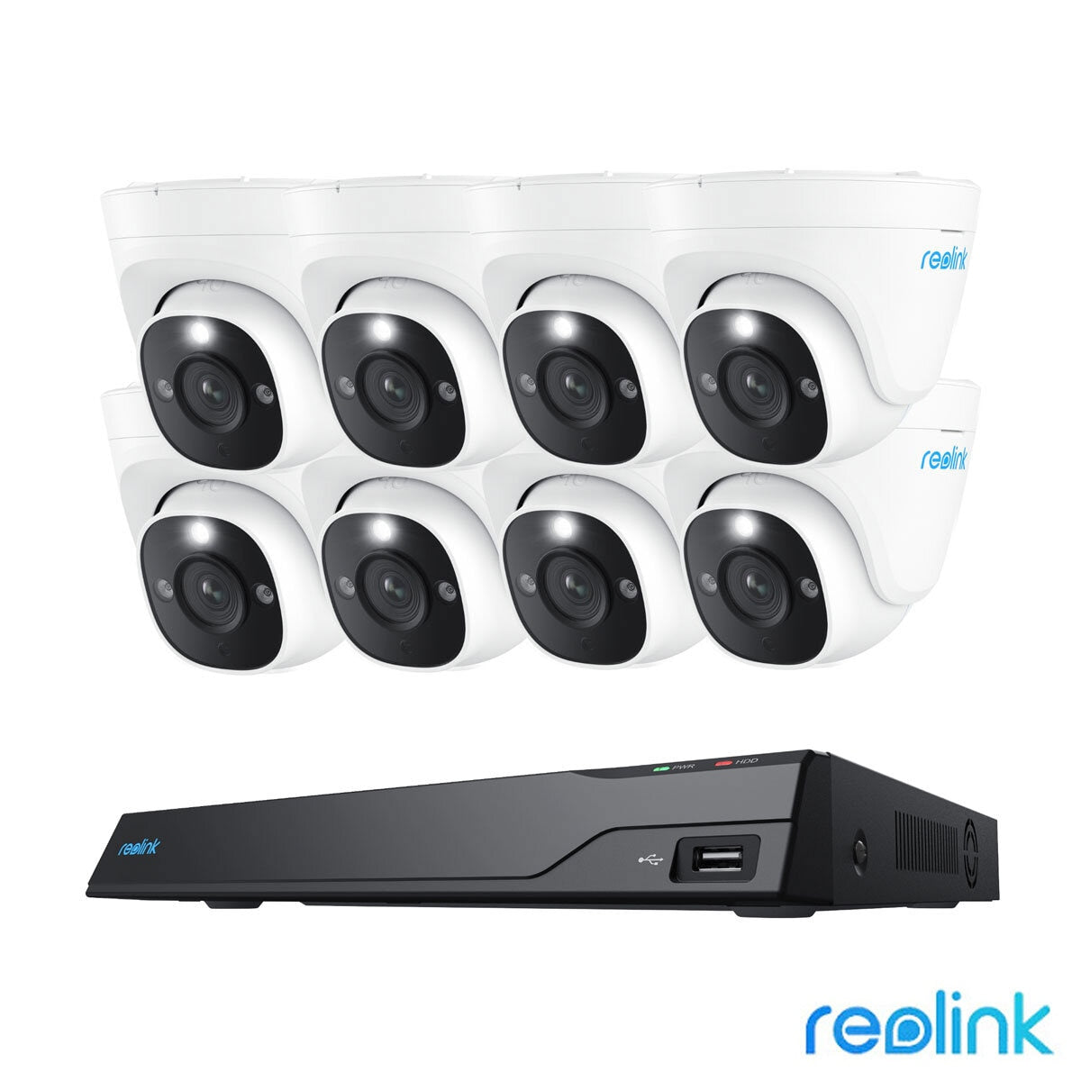 Reolink 8MP security camera system, imported from the UK