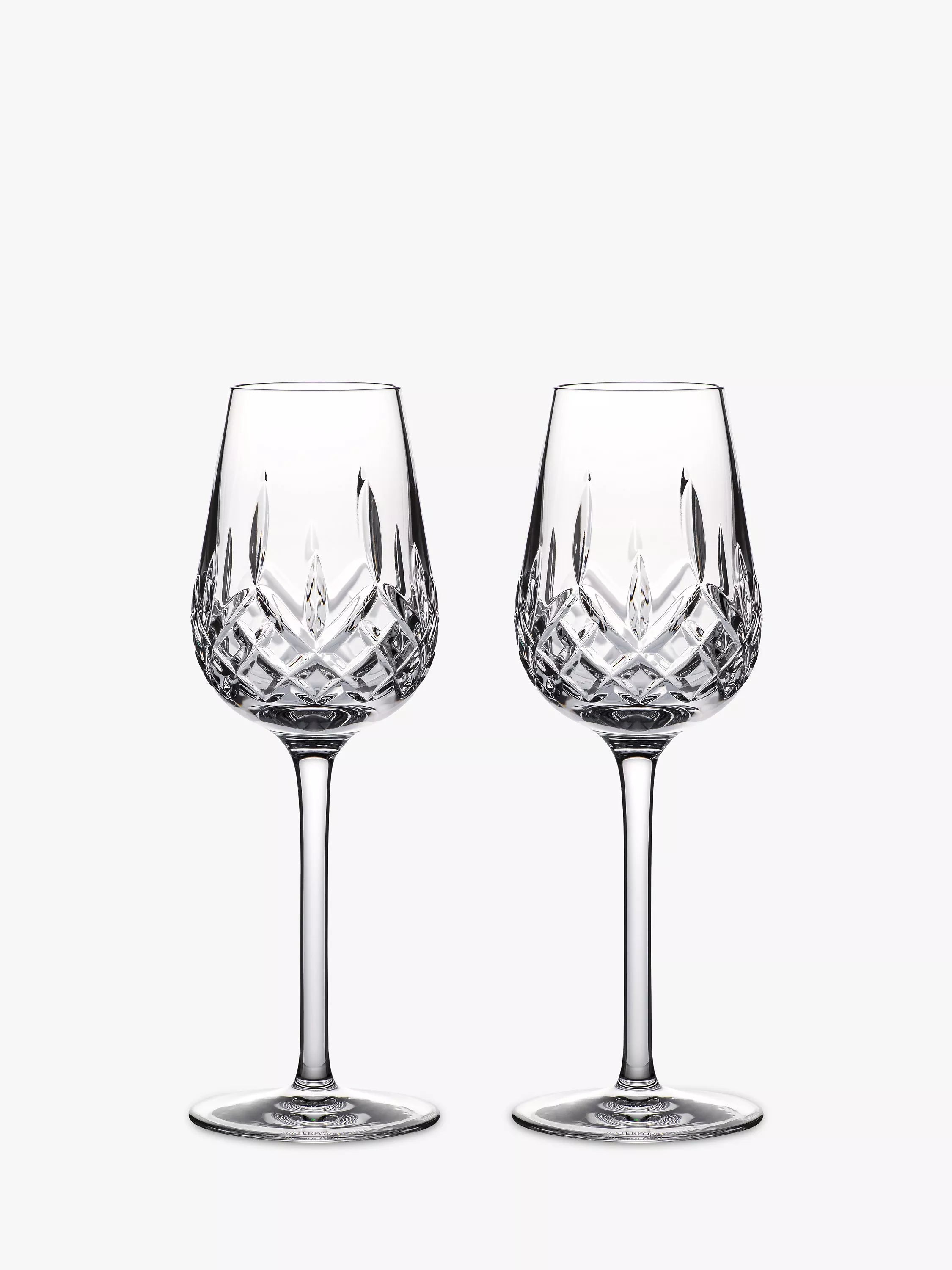 Waterford Crystal cut glass cognac tasting glasses set of 2 310ml (British brand)
