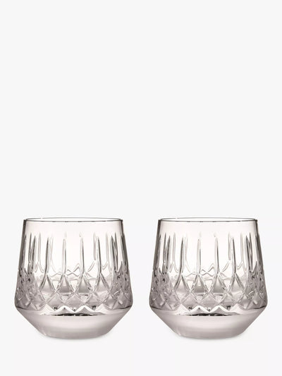 Waterford Crystal Lismore Arcus Cut Glass Tumbler Set of 2 340ml