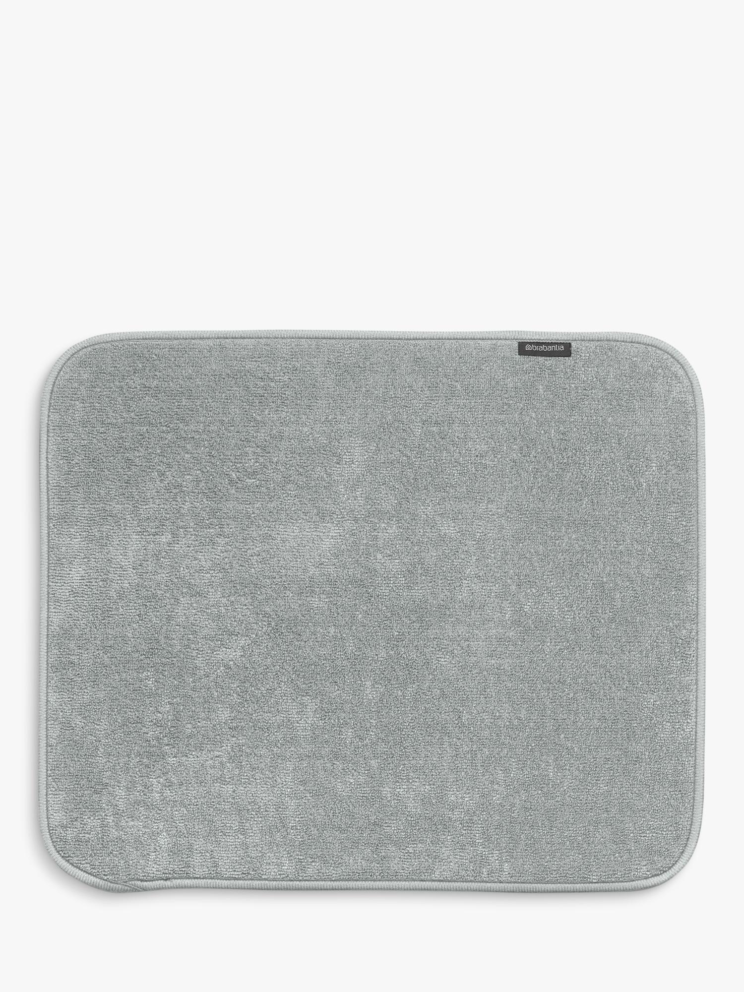 Brabantia microfibre dish drying mat in mid grey - British product