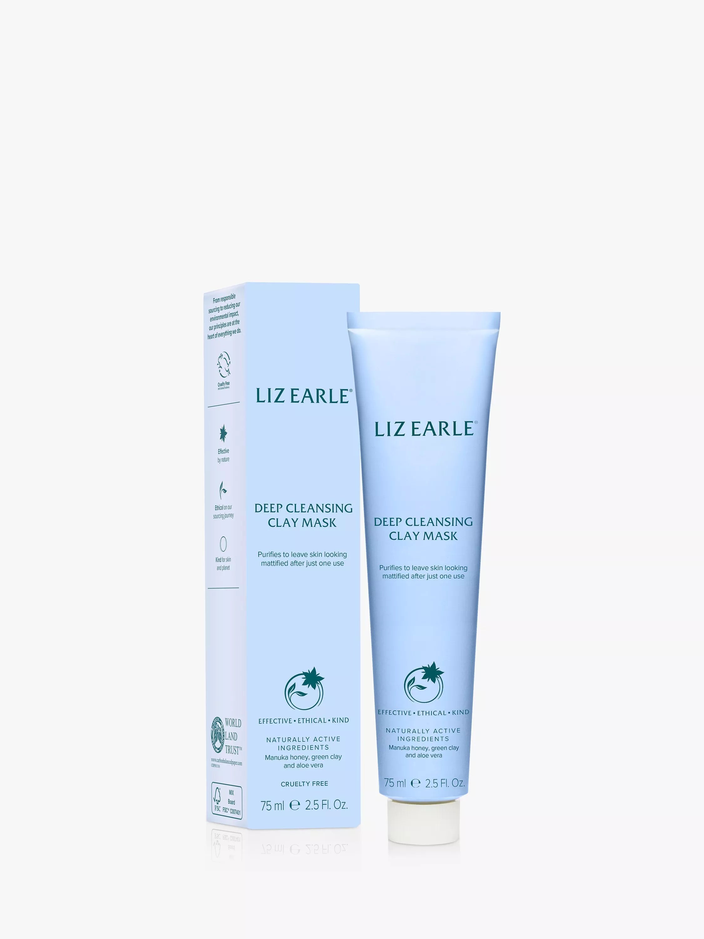 Liz Earle deep cleansing clay mask 75ml, UK version