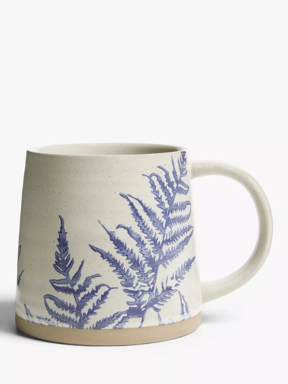 John Lewis Woodland Fern Mug 450ml Blue, imported from the UK